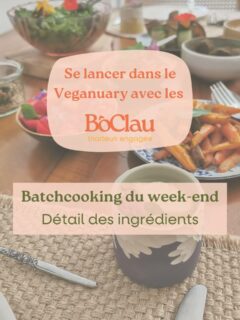On commence avec la liste complète des ingrédients et les quantités, rdv ce soir pour le détails des recettes !

#veganuary #cuisinevegetale #ideesrecettes