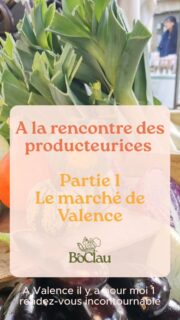 Sans eux je ne pourrais pas vous proposer de bons petits plats. Il était donc important pour moi de vous les présenter 😊
Vive les producteurices du marché de @villedevalence ❤️
Et vous quels sont vos stands favoris ?