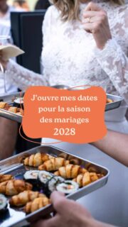 J’ouvre officiellement mon calendrier pour les mariages de 2028 ! Alors si vous avez prévu de vous marier cette année-là, et que vous cherchez un traiteur engagée qui propose du végétal, du bio et du local, c’est le moment de me contacter pour réserver votre date. Je peux me déplacer dans tout le quart sud-est de la France.
Et pour celleux qui se marient l’an prochain et qui n’ont pas encore trouvé leur traiteur, bonne nouvelle, il me reste encore quelques dates disponibles en 2027.
Pour vous donner envie, vous trouverez mon catalogue dédié aux mariages dans mes liens en bio. N’hésitez pas à le consulter ! Et pour toute demande de devis, vous pouvez m’écrire à l’adresse bonjour.boclau@gmail.com !
Crédit photos @aurelielamourphotographe
#traiteur #mariage #2028 #vegetarien #vegetalien