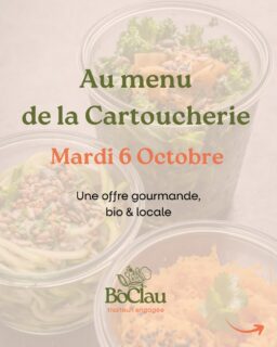 Hello les gourmets, voilà le menu pour mardi prochain à la Cartoucherie ! Le poké bowl est de retour 🥣 avec au choix deux desserts chocolatés !
#pokebowl #vegetarien #local #menu #bourglesvalence