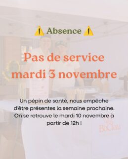 On prolonge d’une semaine notre absence à la Cartoucherie, on se retrouve en pleine forme le mardi 10 novembre 💪🏻

#cartoucherie #traiteur #vegetal #vegetarian #local